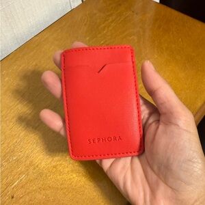 Sephora Vibrant Red Card Holder